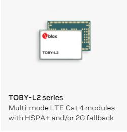 TOBY-L2 series